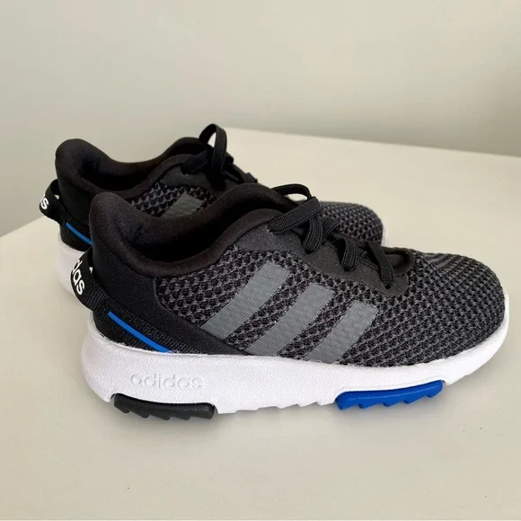 Adidas Kids Racer TR 2.0 Shoes - Black and Blue - Picture 4 of 6